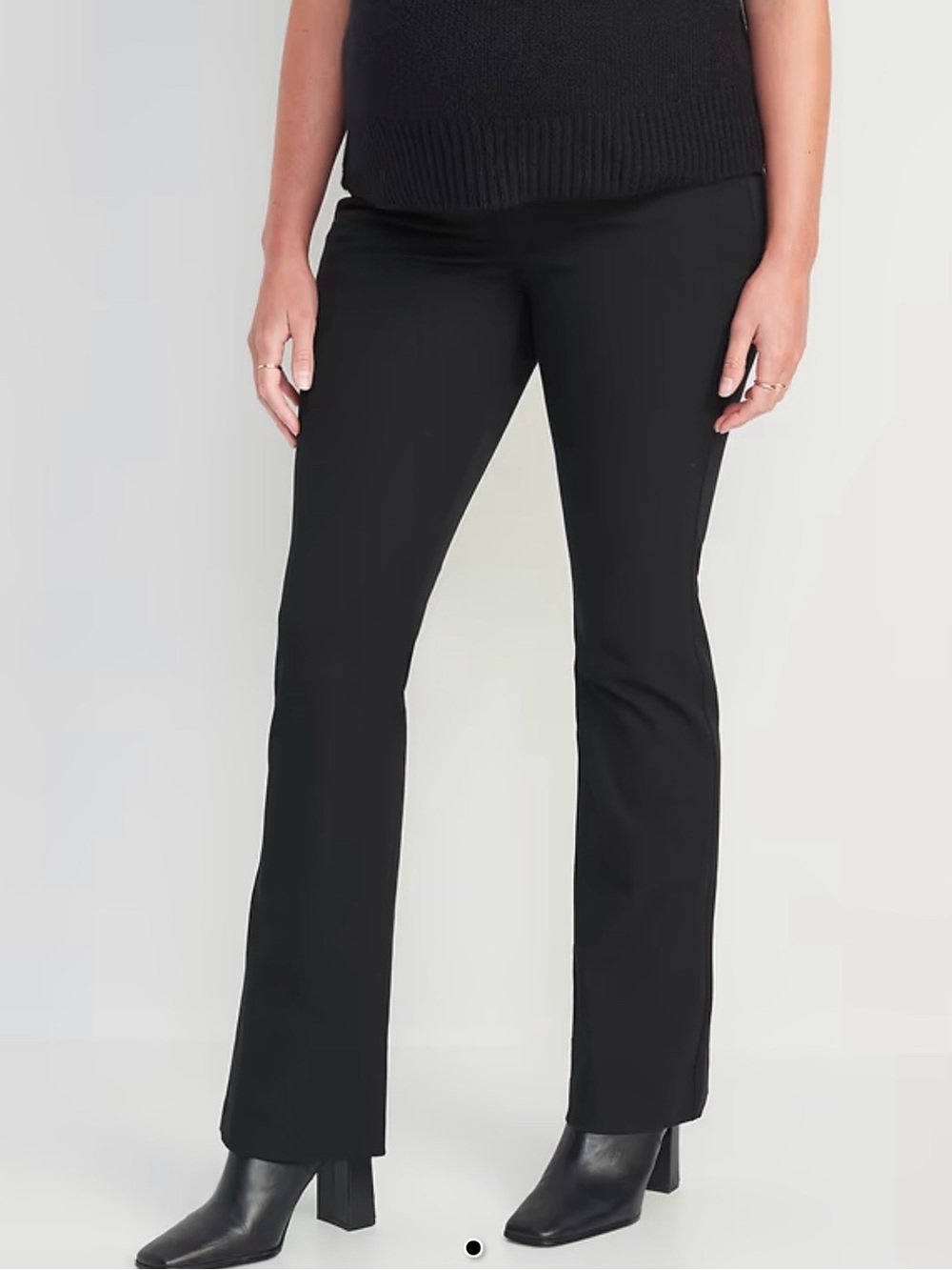 Old Navy Maternity Full-Panel Pixie Flare Pants